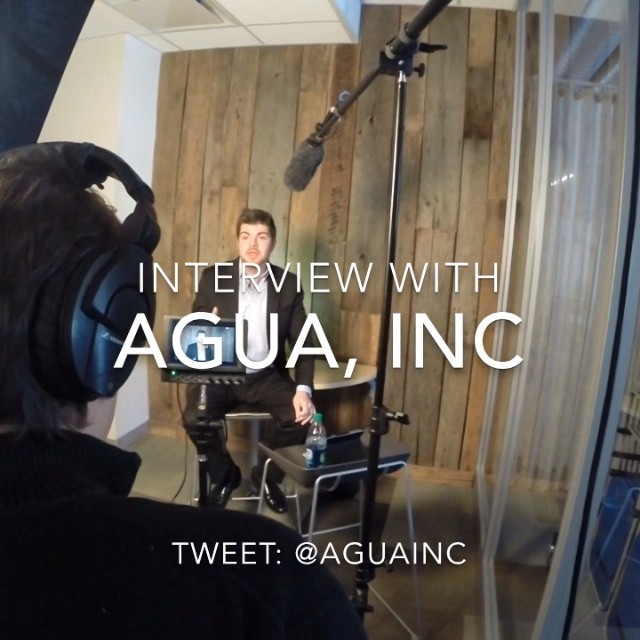 Bret Steiman of Agua, Inc, winner of the 2013 UNH Social Business Innovation Challenge.